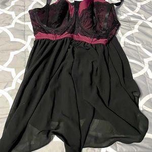 PLUS SIZE 2X BABY DOLL LINGERIE